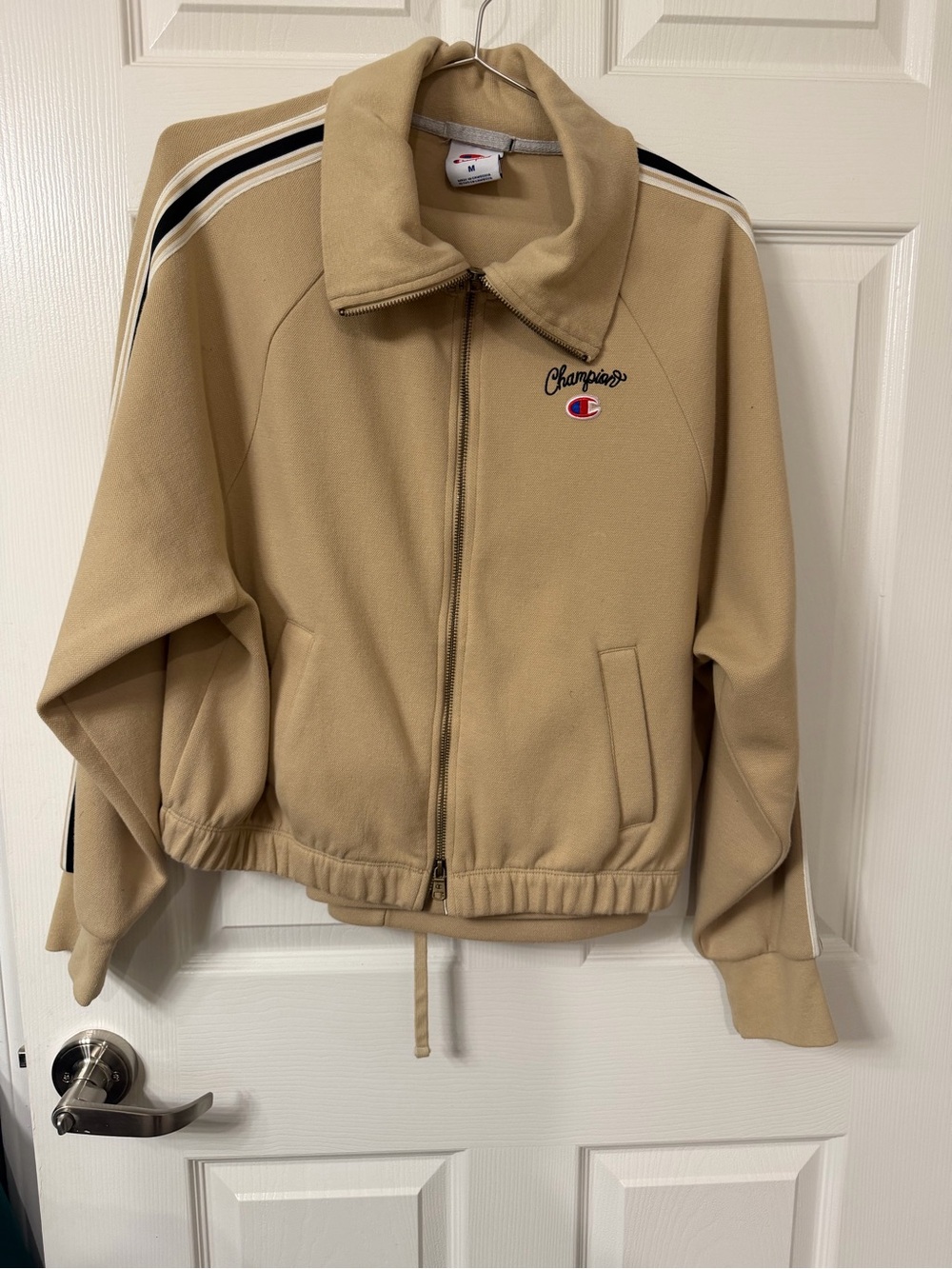 Champion Tan Zip-Up Track Suit
